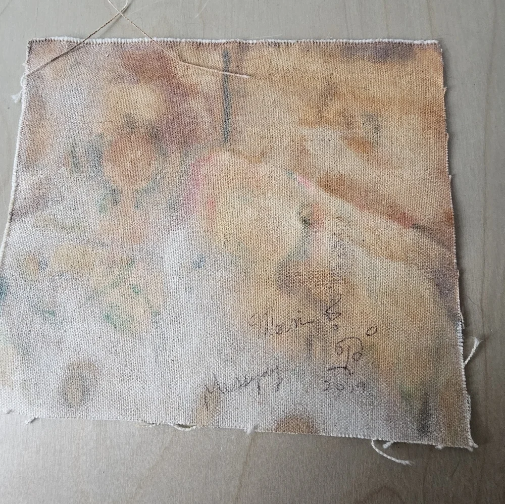 Mernie Baker Outsider Art Messy Dog - Picture 5 of 5